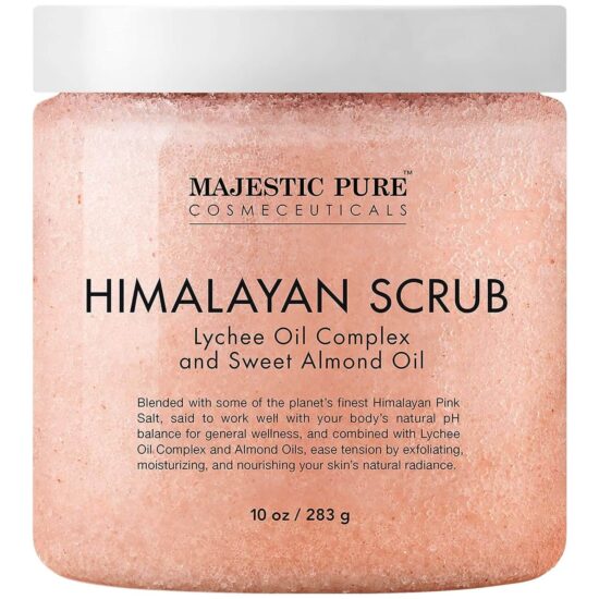 MAJESTIC PURE Himalayan Salt Body Scrub
